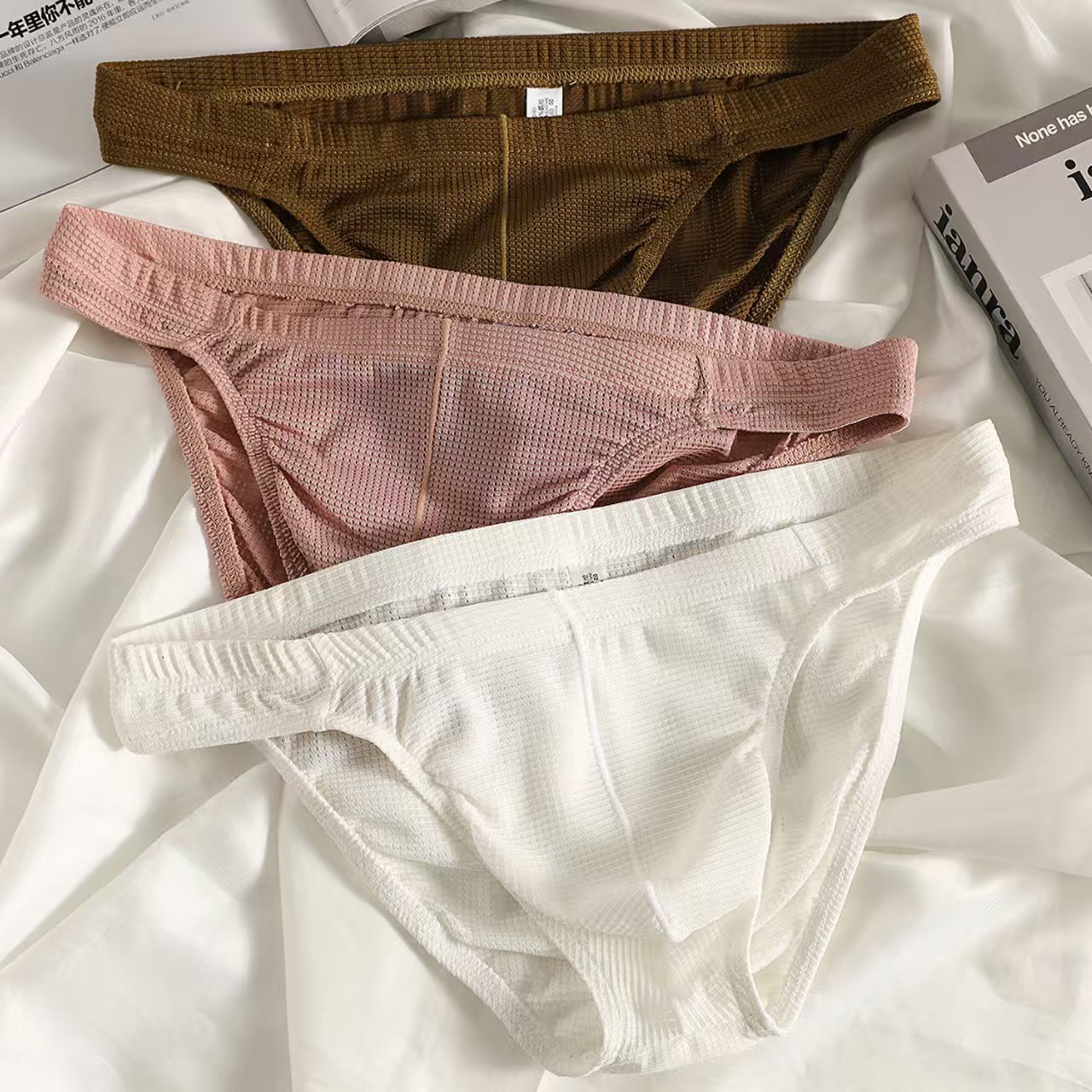 Boxer Shorts Modal - Herren Sommer Ultra-dünne Boxershorts Eisseide Nahtlose