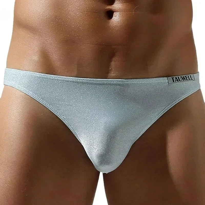 Quick Dry Underwear - Glänzende Bulge-Slips für Männer, sexy U-förmige