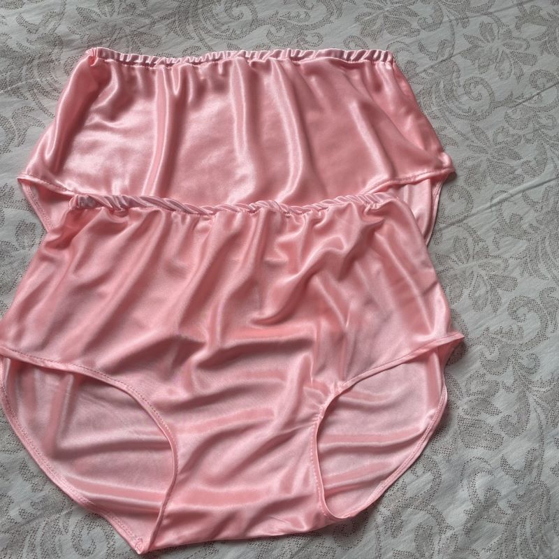 Boxer Shorts Modal - Unisex glänzende rosa Eisseiden-Unterhosen, Unterwäsche in