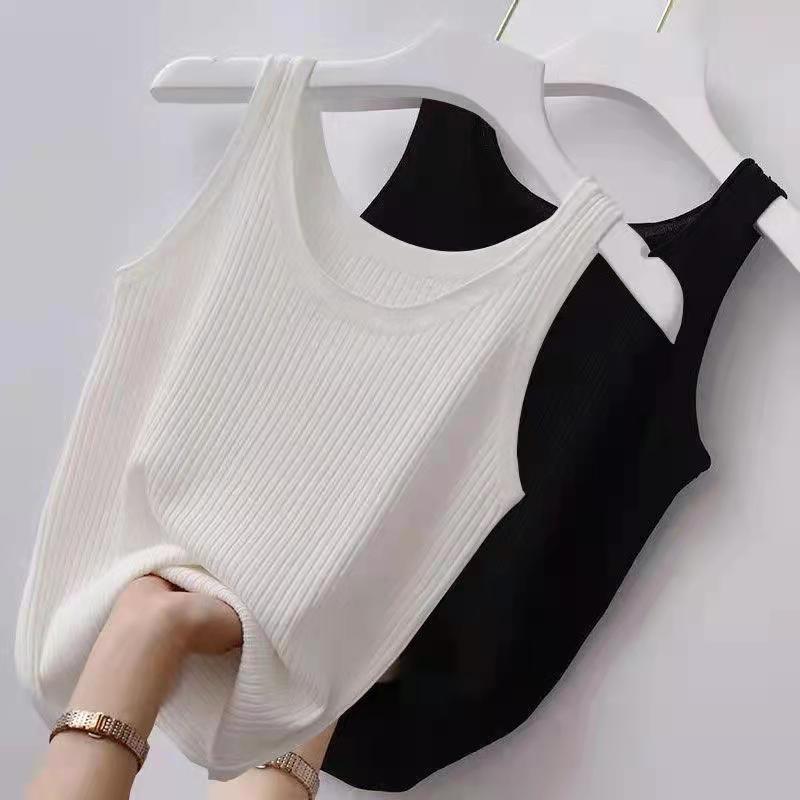 Damen Geripptes Ärmelloses Tan – Tank Top Ribbed Bewertung und Preis