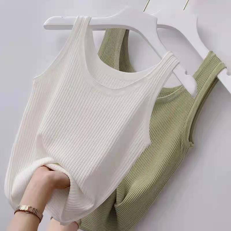 Damen Geripptes Ärmelloses Tan – Tank Top Ribbed Bewertung und Preis